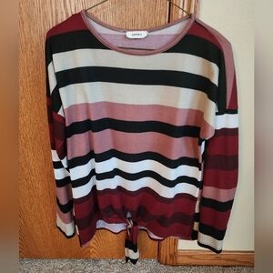 Women's red sweater